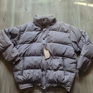 Vintage Pogo Co Water-Resistant Down Jacket Style YC140 Gray Duck Fill Unisex L